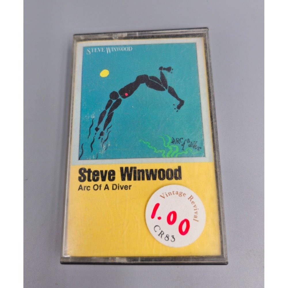 STEVE WINWOOD "ARC OF A DIVER" CASSETTE TAPE  vintage